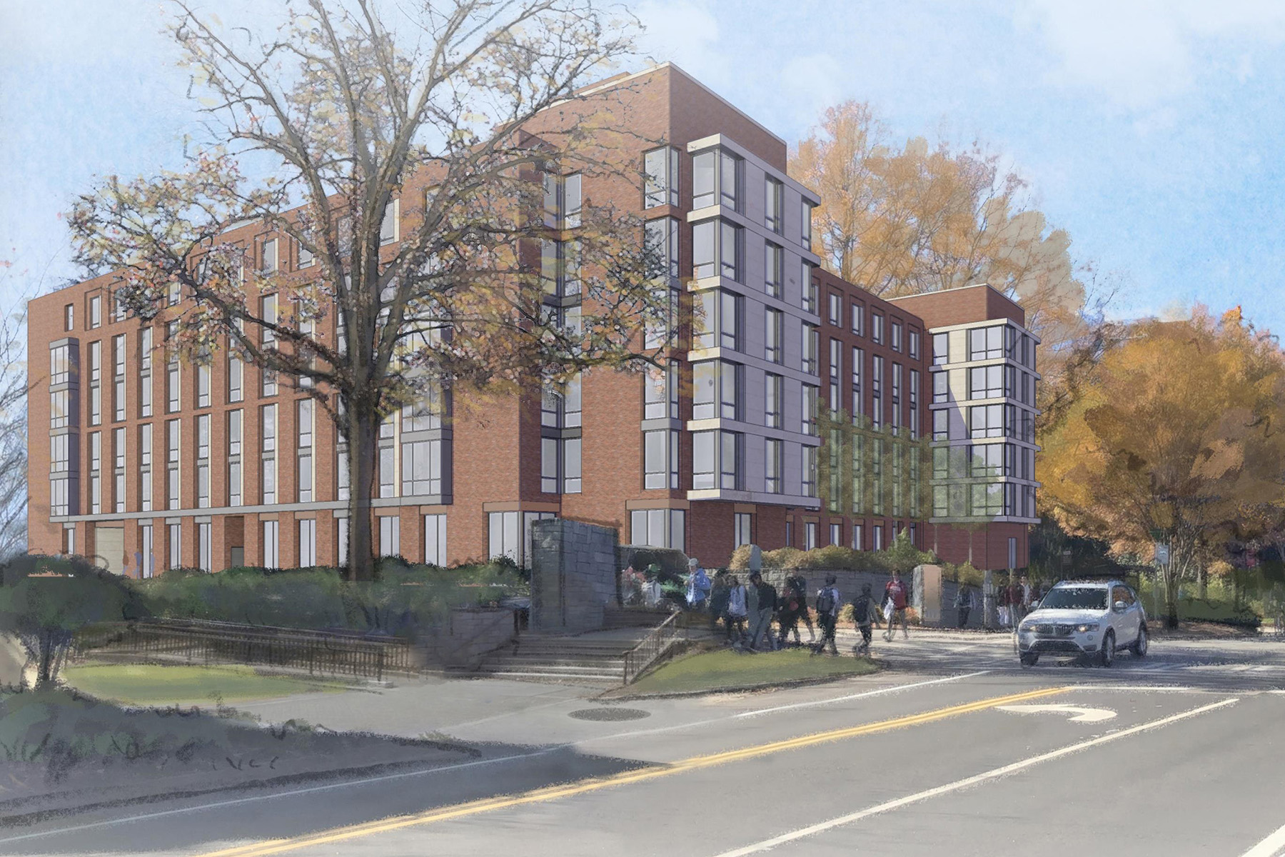 A render of Black-Diallo-Miller Hall