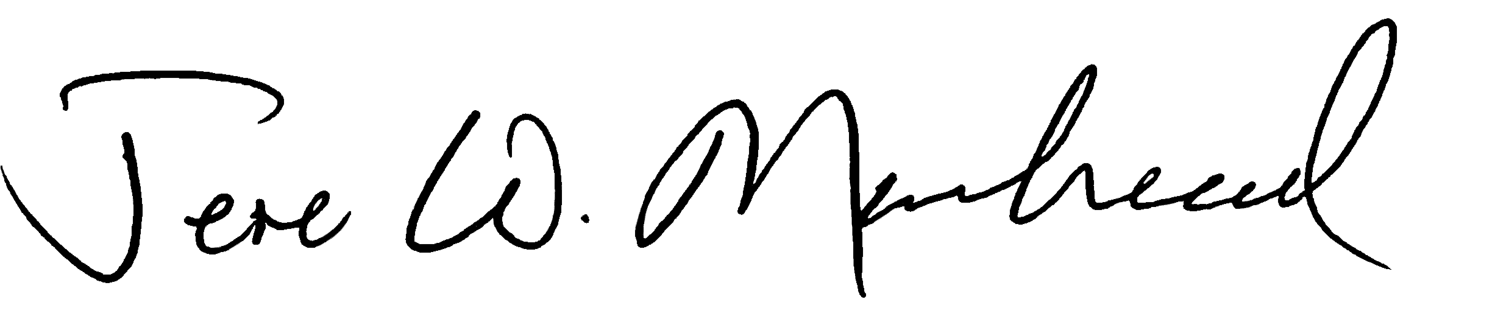 Jere Morehead's signature